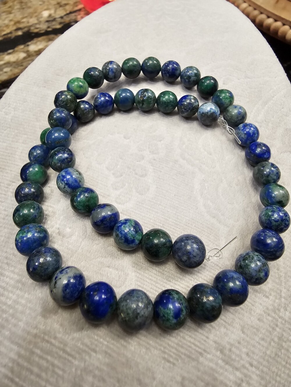 Natural Aurite Lapis Beads